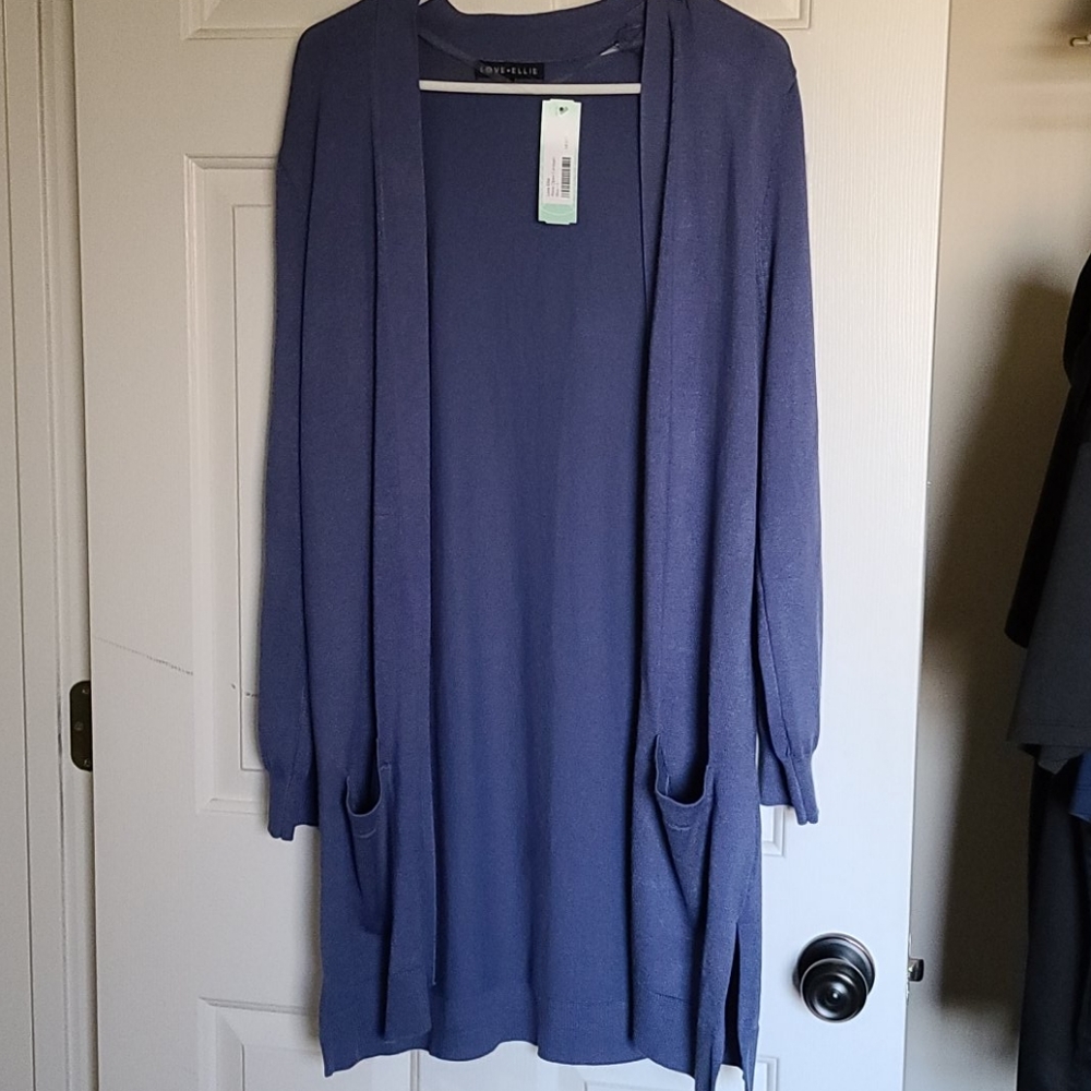 Blue Cardigan